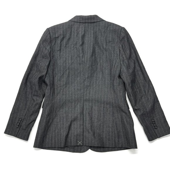 Brooks Brothers 346 Womens Sz 8 Jacket Blazer New Gray Striped NWT - Picture 6 of 7